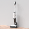 AquaGlide cordless wet dry vacuum mop in white and charcoal