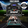 Five-layer treadmill belt with shock absorption