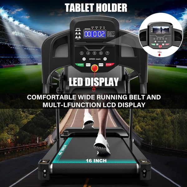 Five-layer treadmill belt with shock absorption